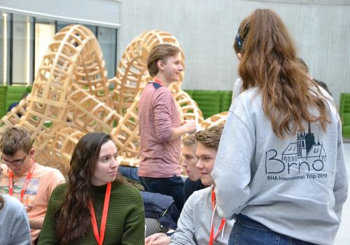 90 Dutch Students Visited CEITEC as Part of an International Science-Focused Study Trip